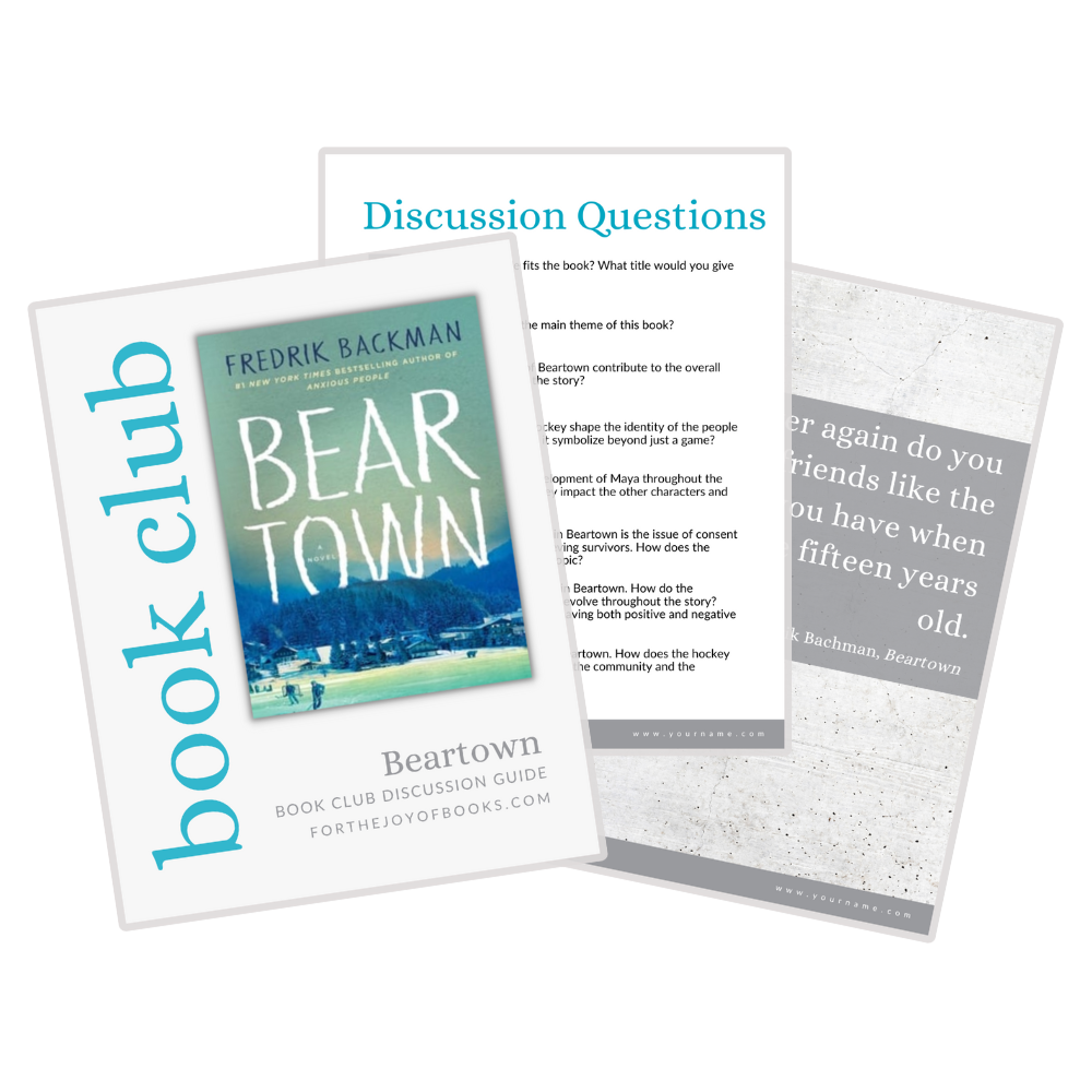 Example of a book discussion guide